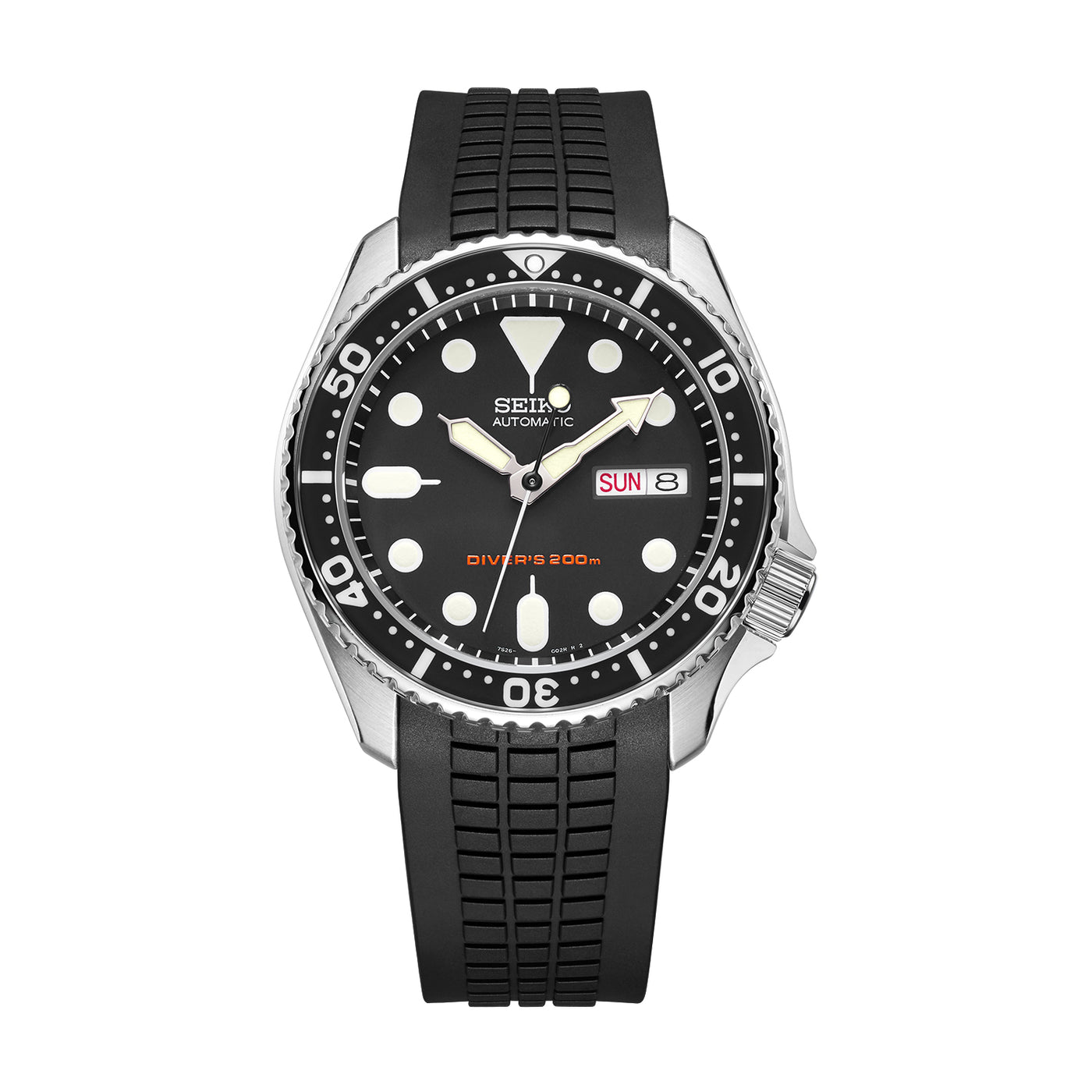 Seiko 5 sport rubber strap sale